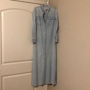 Women’s Michael Kors denim maxi dress